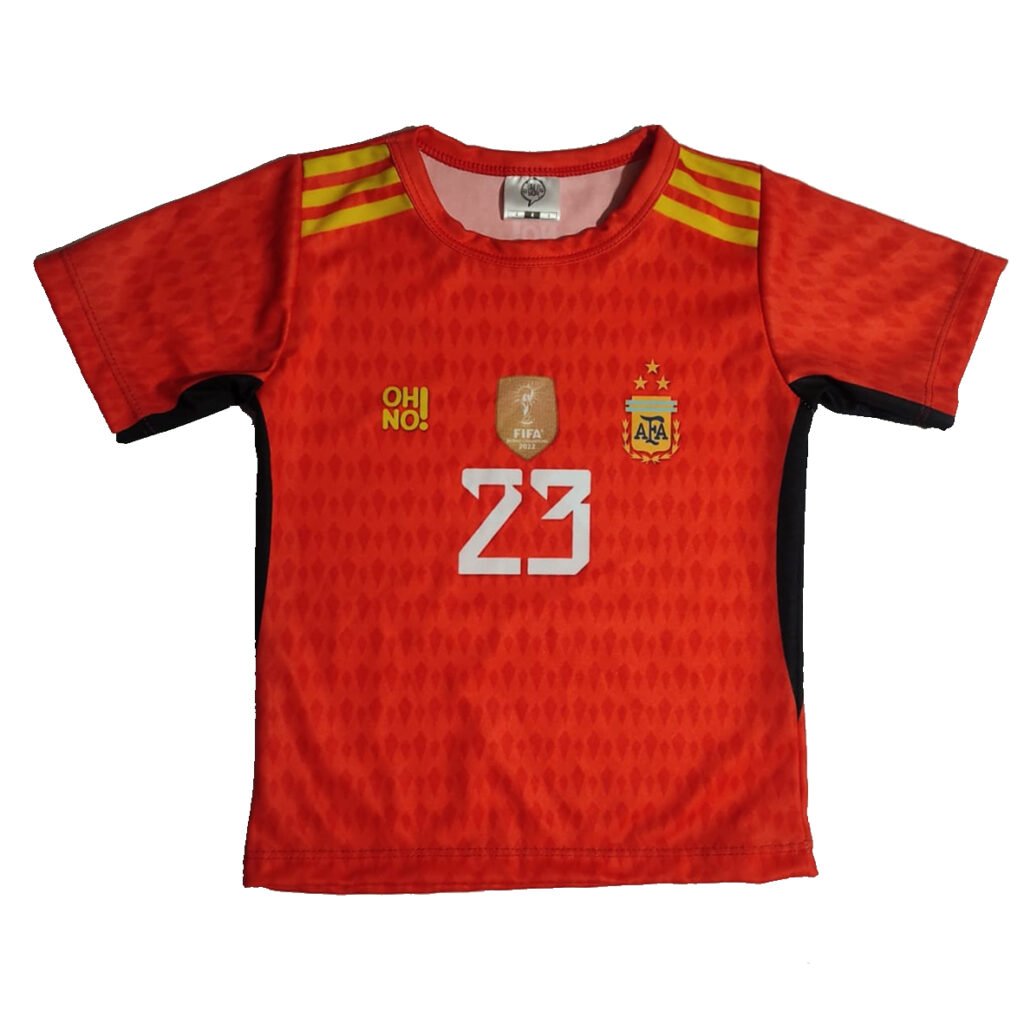 Maillot Dibu Martinez - Sélection Argentine Copa America - Rouge - Taille L - Neuf Avec Étiquettes