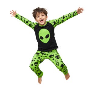 PIJAMA LARGO FLÚO ALIEN