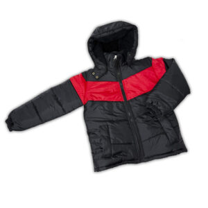 CAMPERA BLACK AND RED