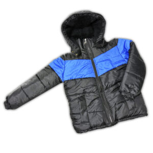 CAMPERA BLACK AND BLUE