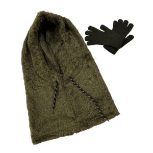 CAPUFANDA + GUANTES VERDE