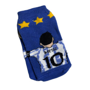 SOQUETES MESSI 3 ESTRELLAS PACK X 3