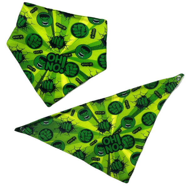 BABERO BANDANA HULK PACK X 3