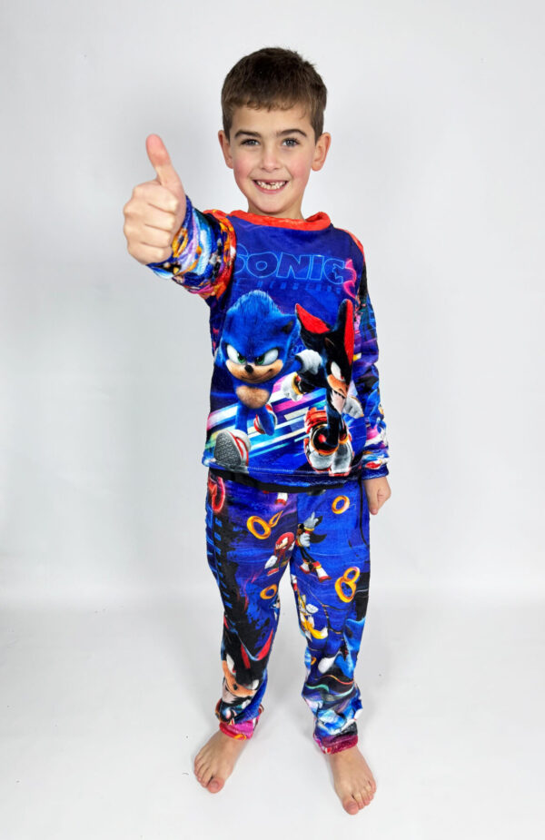 PIJAMA LARGO POLAR SOFT SONIC 3 - Imagen 2