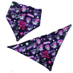 BABERO BANDANA KUROMI PACK X 3