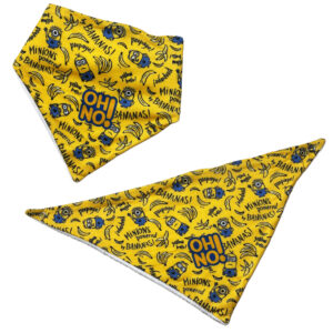 BABERO BANDANA MINIONS PACK X 3