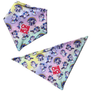 BABERO BANDANA UNICORNIO PACK X 3