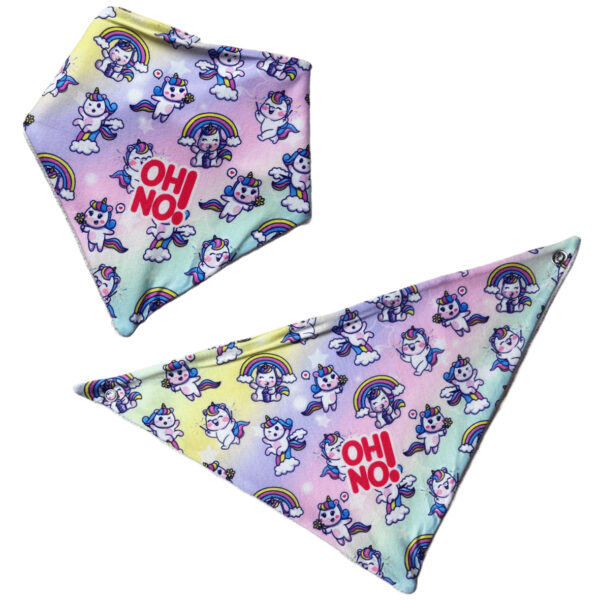 BABERO BANDANA UNICORNIO PACK X 3