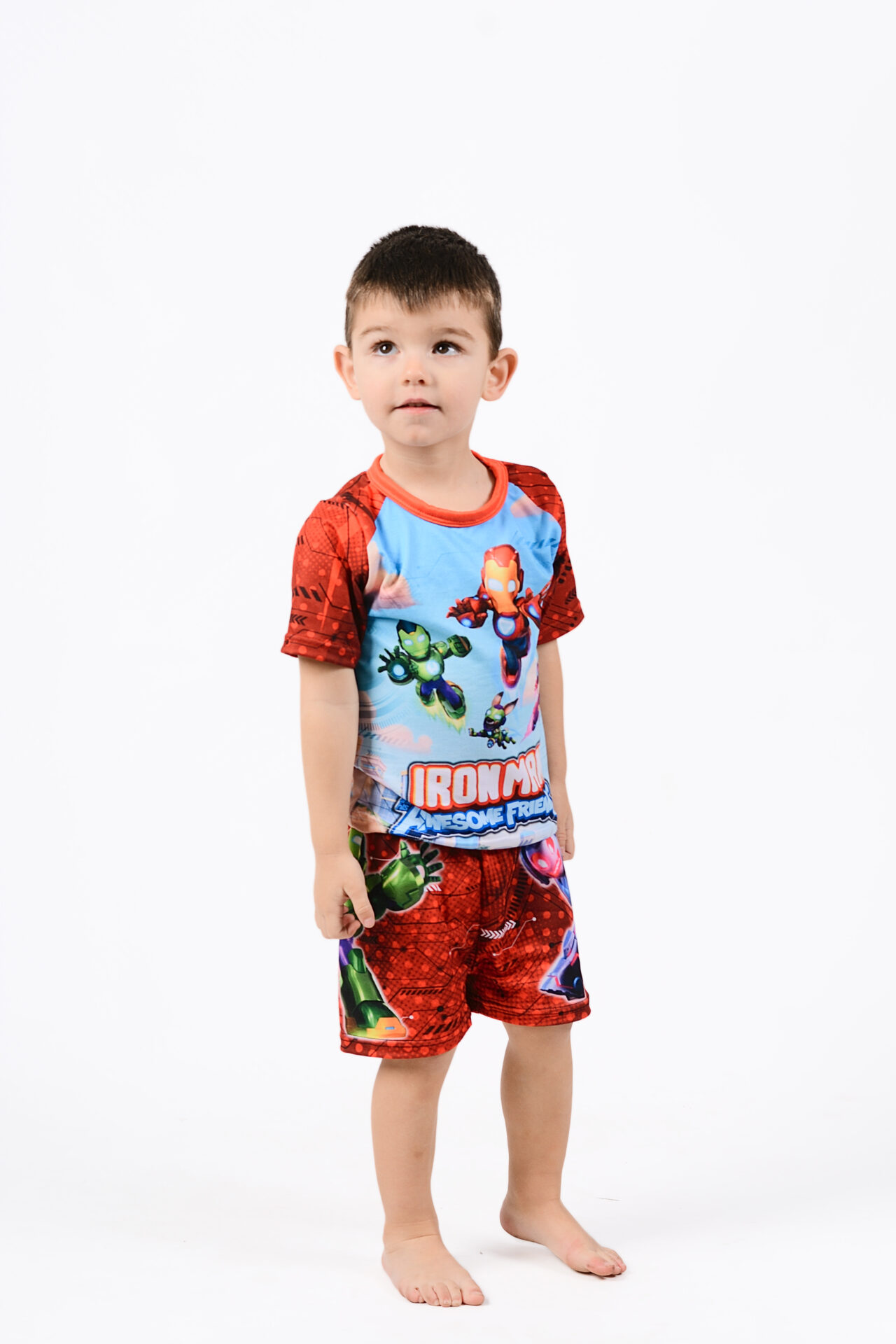 PIJAMA CORTO IRONMAN Y SUS AMIGOS - Imagen 2