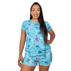 PIJAMA MUJER STITCH