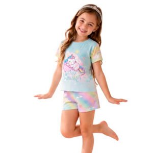 PIJAMA CORTO UNICORNIO
